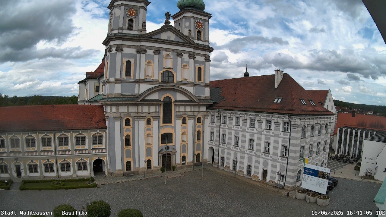 Archiv Foto Webcam Waldsassen: Basilika