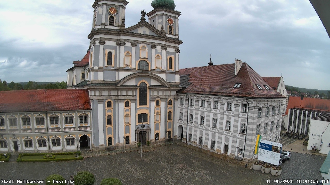 Archiv Foto Webcam Waldsassen: Basilika