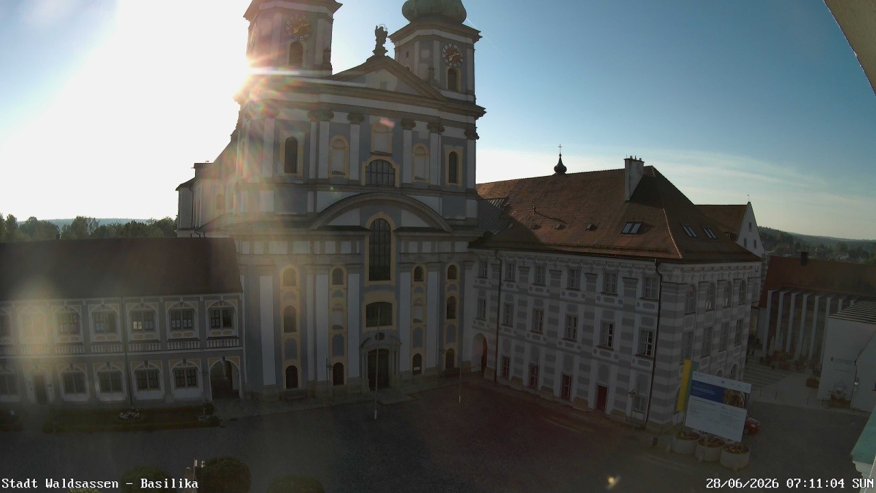 Archiv Foto Webcam Waldsassen: Basilika