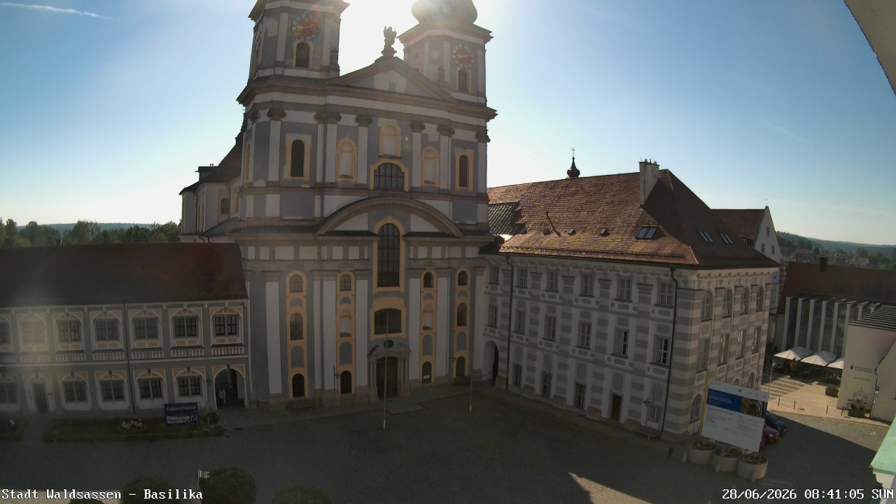 Archiv Foto Webcam Waldsassen: Basilika