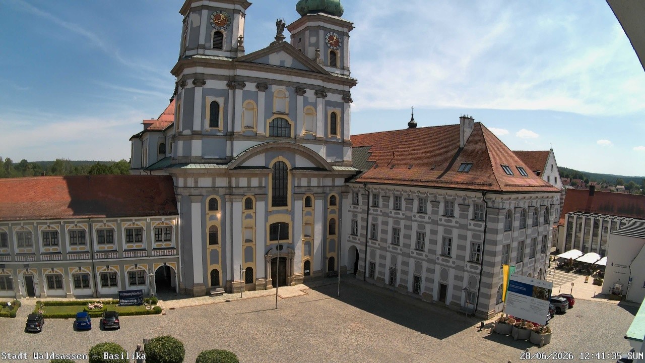 Archiv Foto Webcam Waldsassen: Basilika
