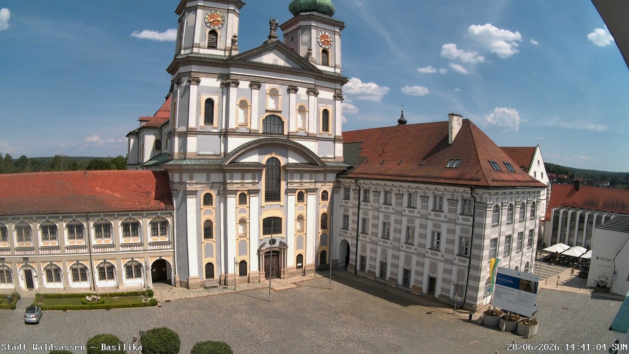 Archiv Foto Webcam Waldsassen: Basilika