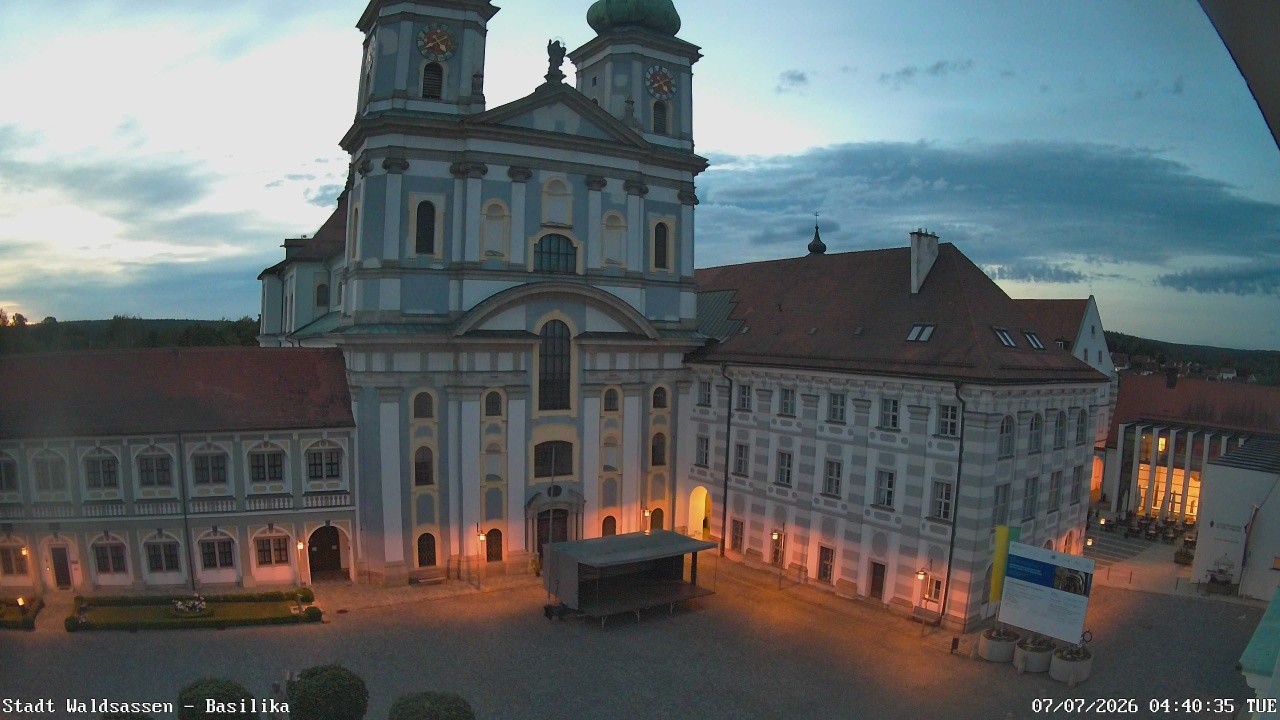Archiv Foto Webcam Waldsassen: Basilika