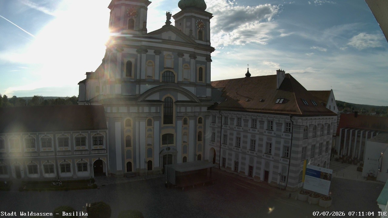 Archiv Foto Webcam Waldsassen: Basilika