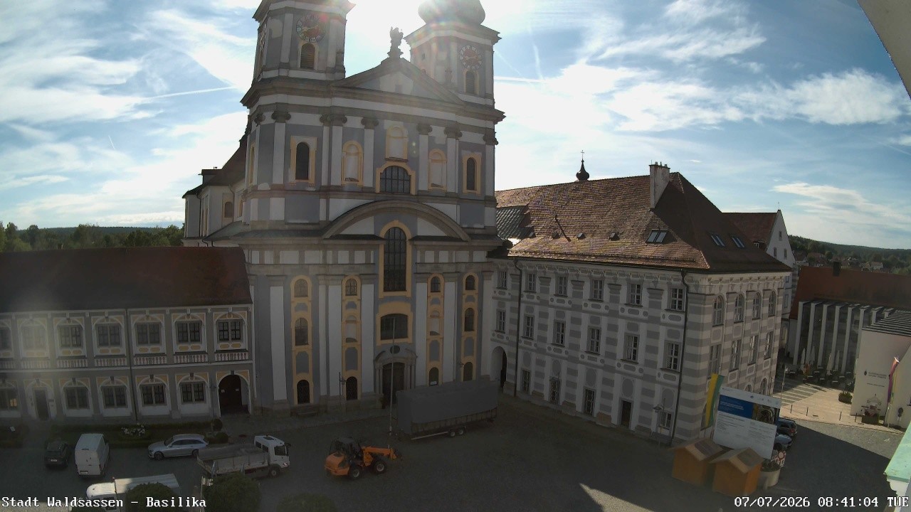 Archiv Foto Webcam Waldsassen: Basilika