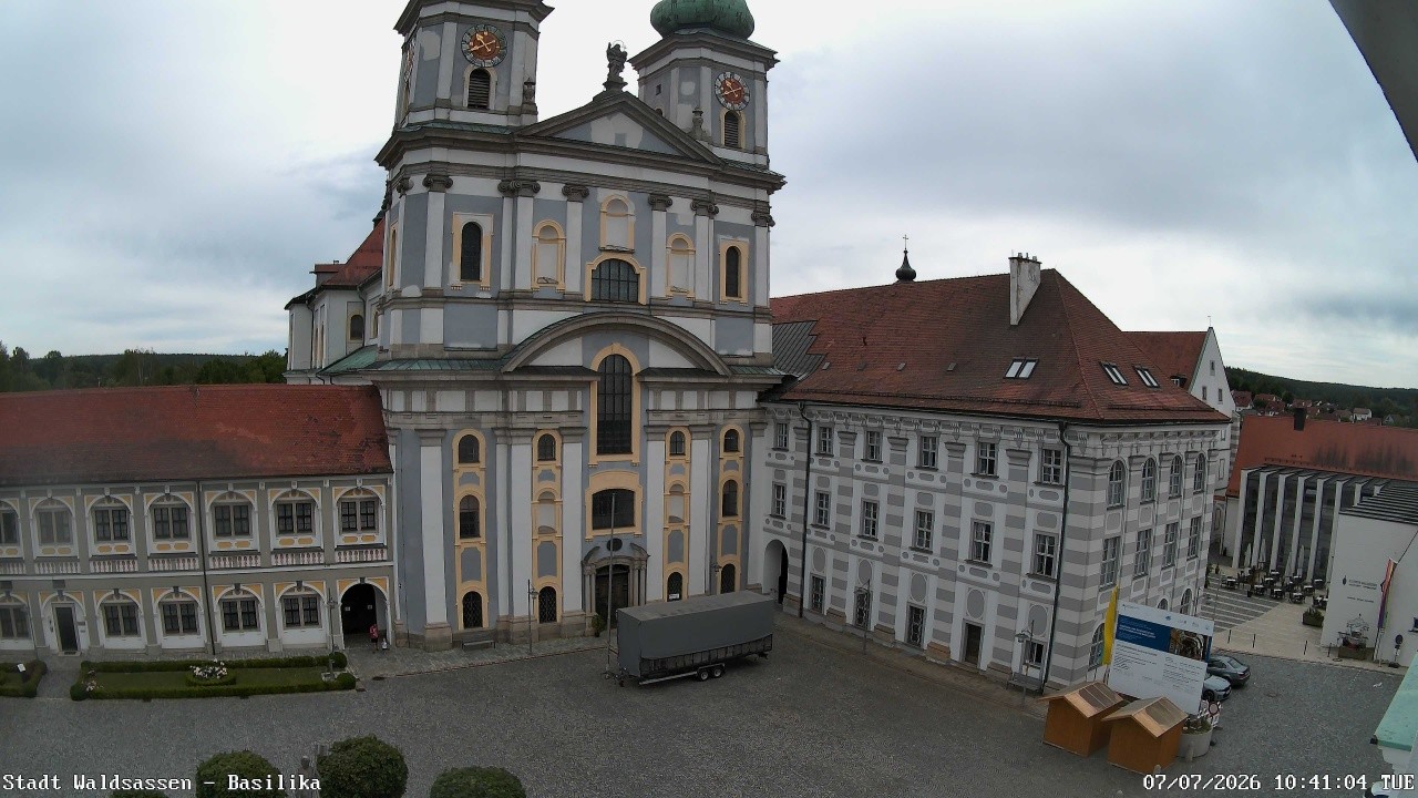Archiv Foto Webcam Waldsassen: Basilika
