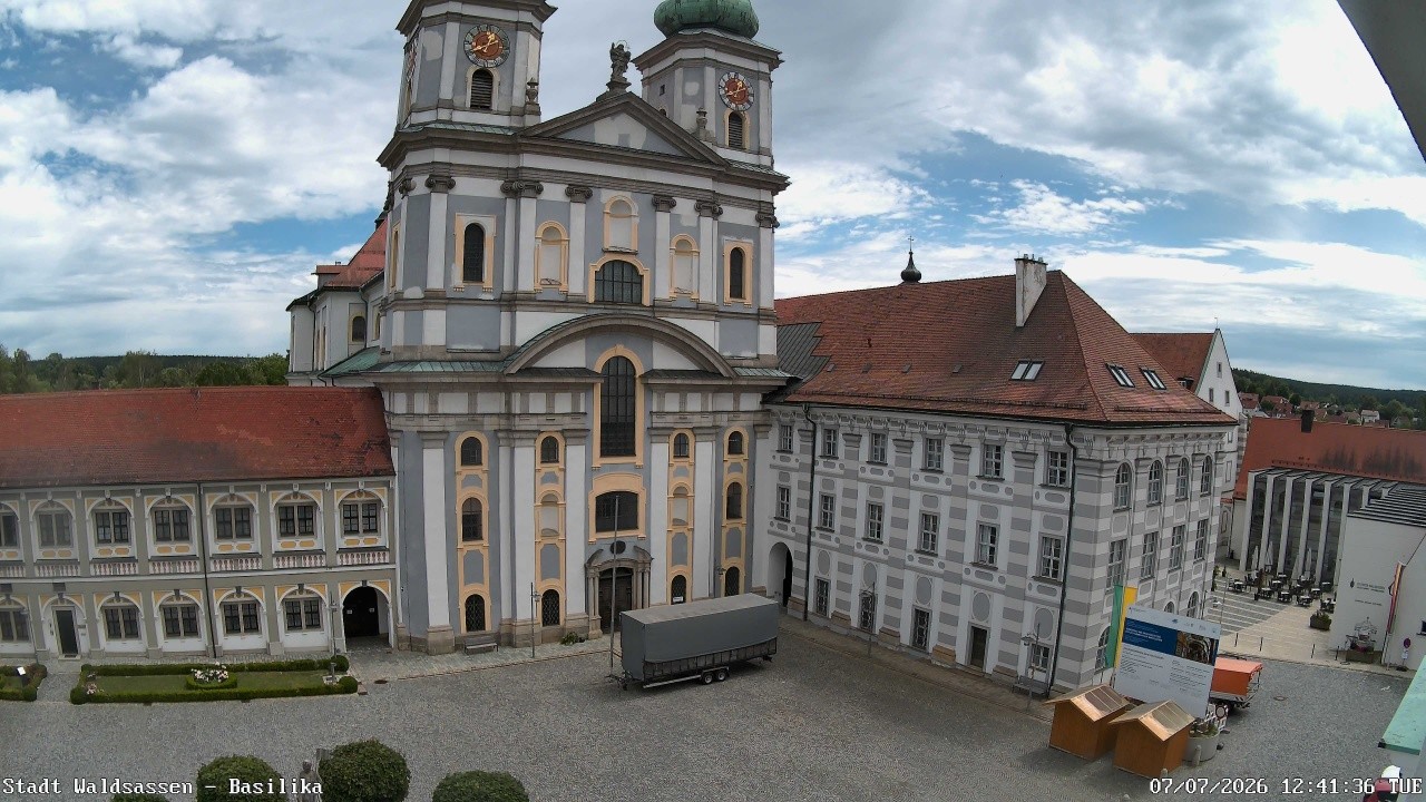 Archiv Foto Webcam Waldsassen: Basilika