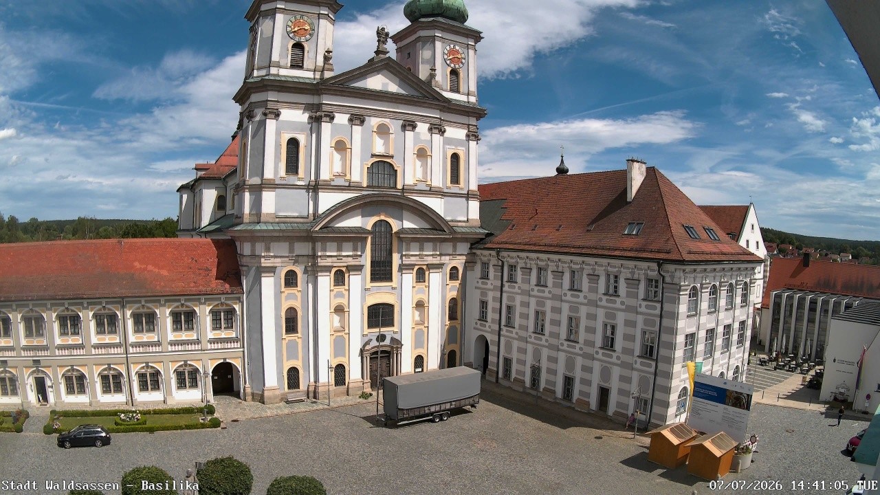 Archiv Foto Webcam Waldsassen: Basilika