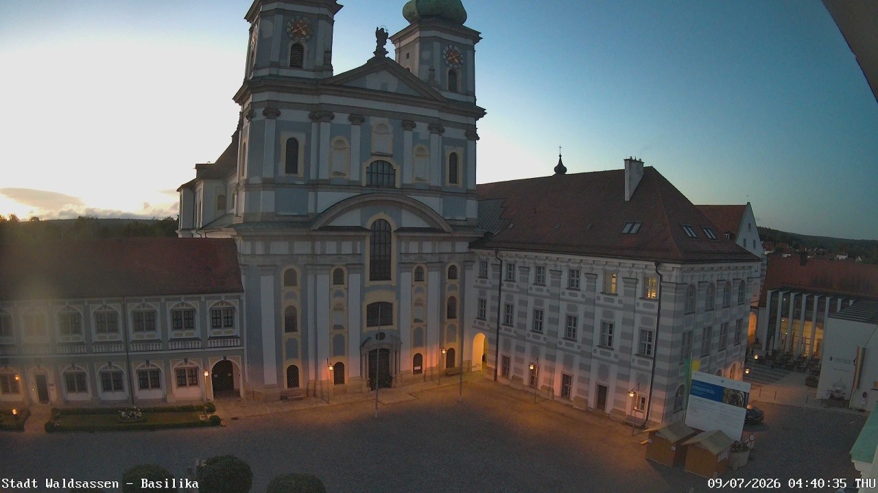 Archiv Foto Webcam Waldsassen: Basilika