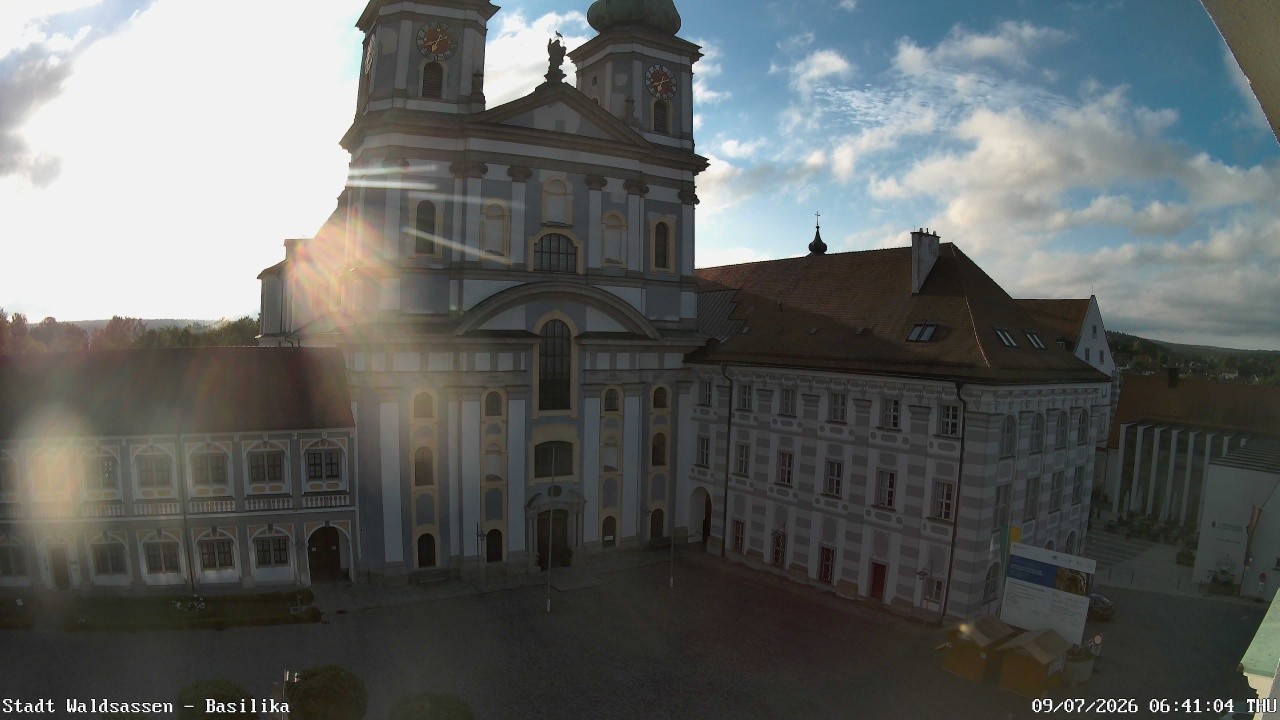Archiv Foto Webcam Waldsassen: Basilika