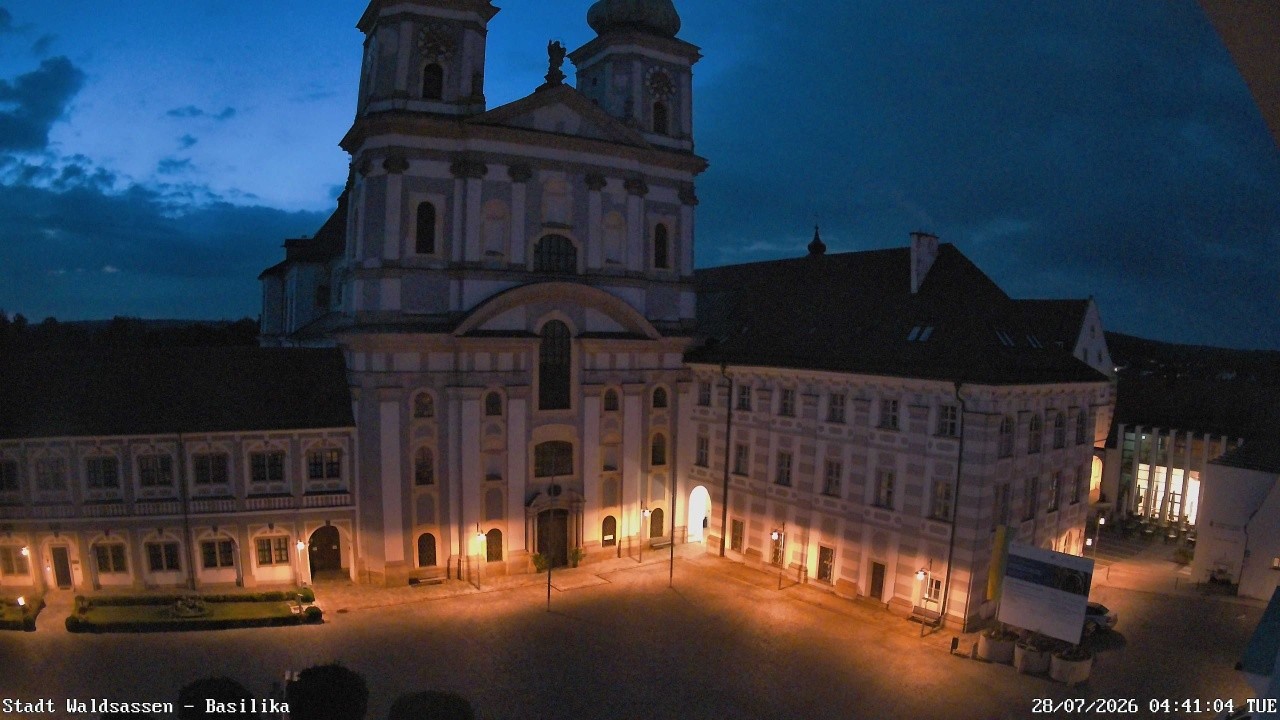 Archiv Foto Webcam Waldsassen: Basilika