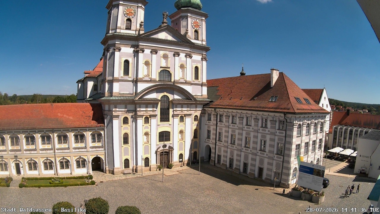 Archiv Foto Webcam Waldsassen: Basilika