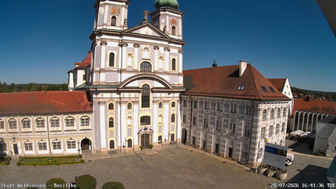 Archiv Foto Webcam Waldsassen: Basilika