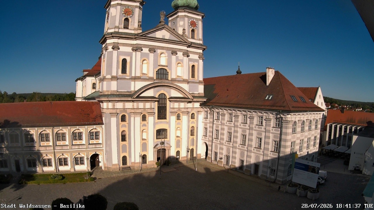 Archiv Foto Webcam Waldsassen: Basilika