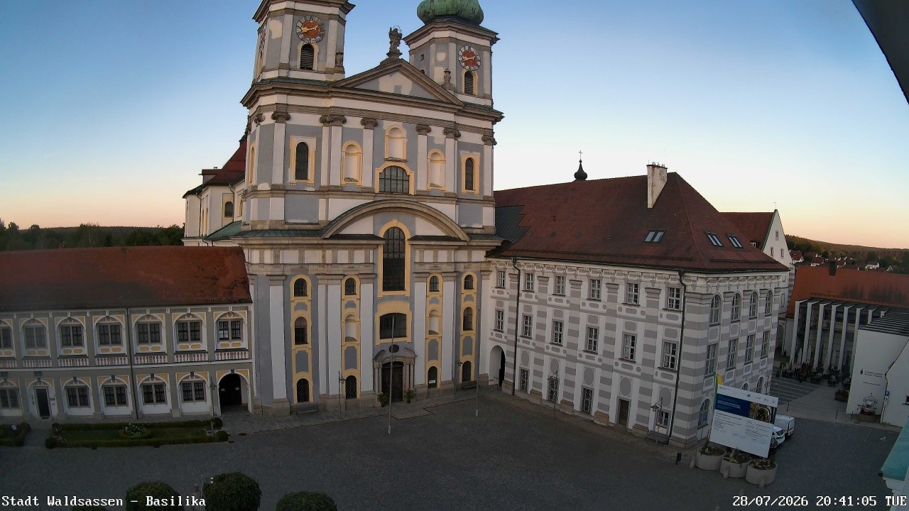 Archiv Foto Webcam Waldsassen: Basilika