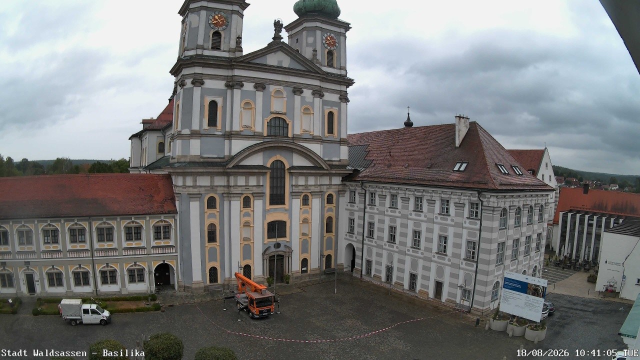 Archiv Foto Webcam Waldsassen: Basilika