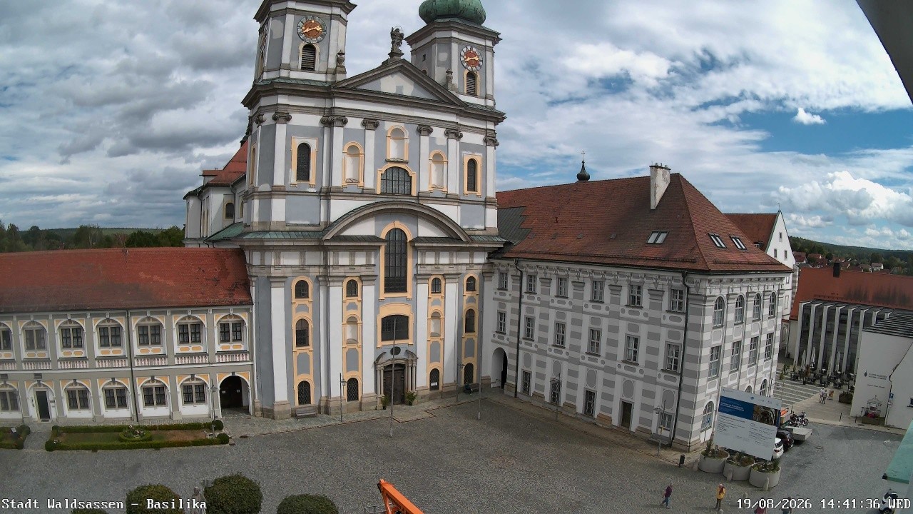 Archiv Foto Webcam Waldsassen: Basilika
