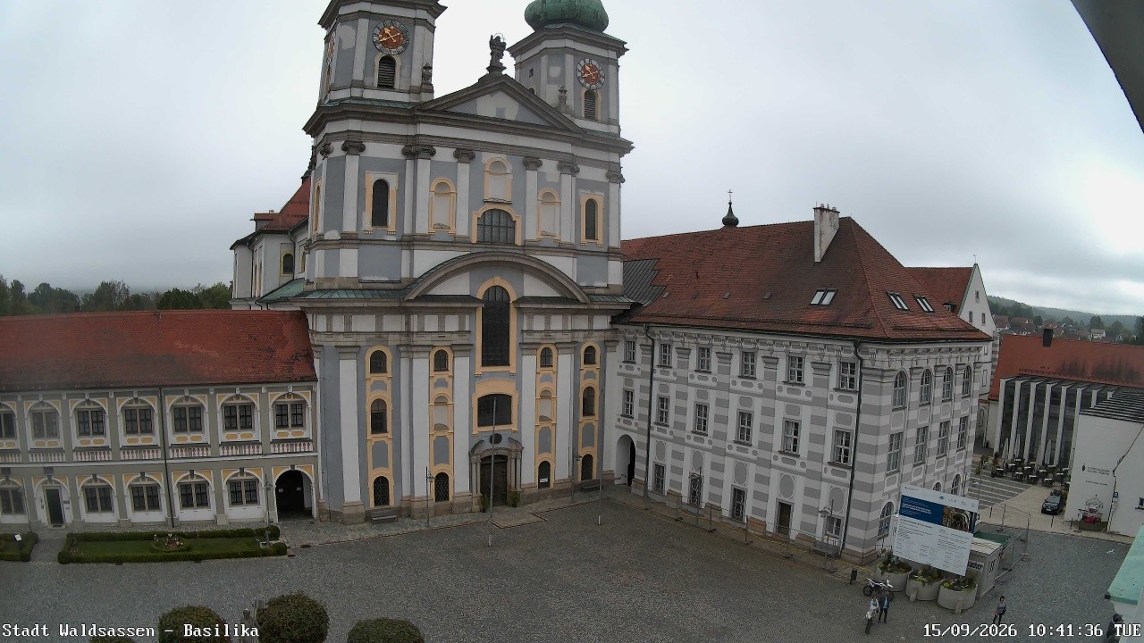Archiv Foto Webcam Waldsassen: Basilika
