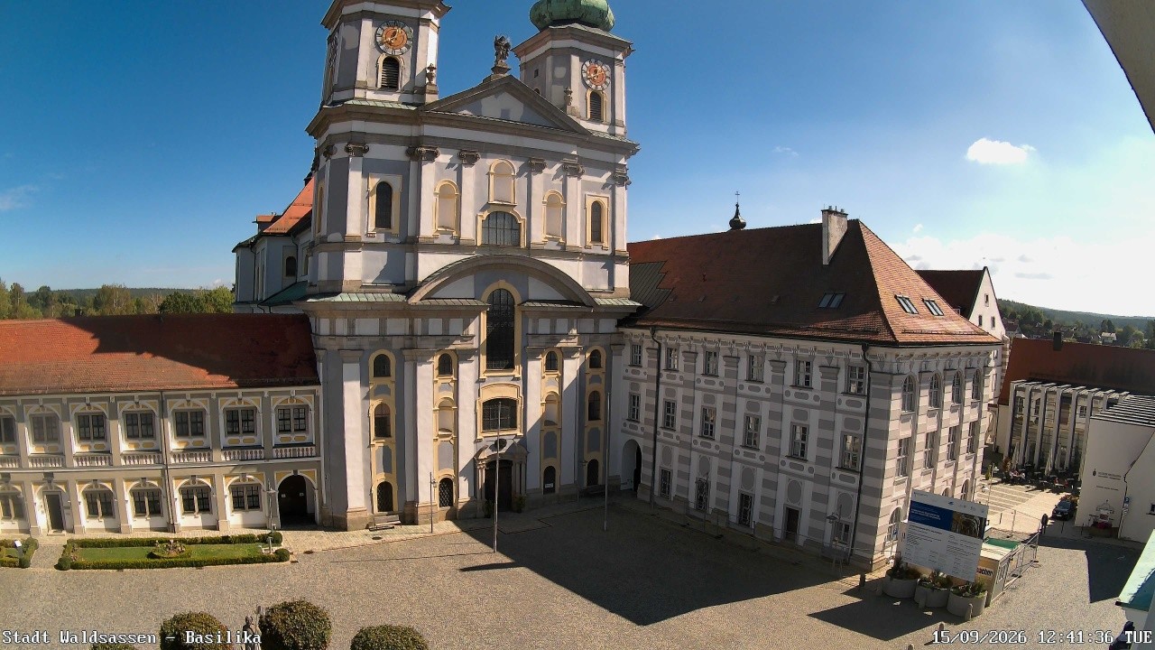 Archiv Foto Webcam Waldsassen: Basilika