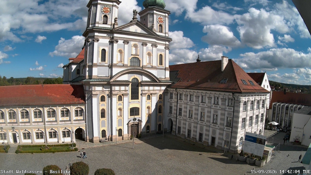Archiv Foto Webcam Waldsassen: Basilika