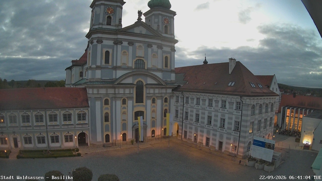 Archiv Foto Webcam Waldsassen: Basilika