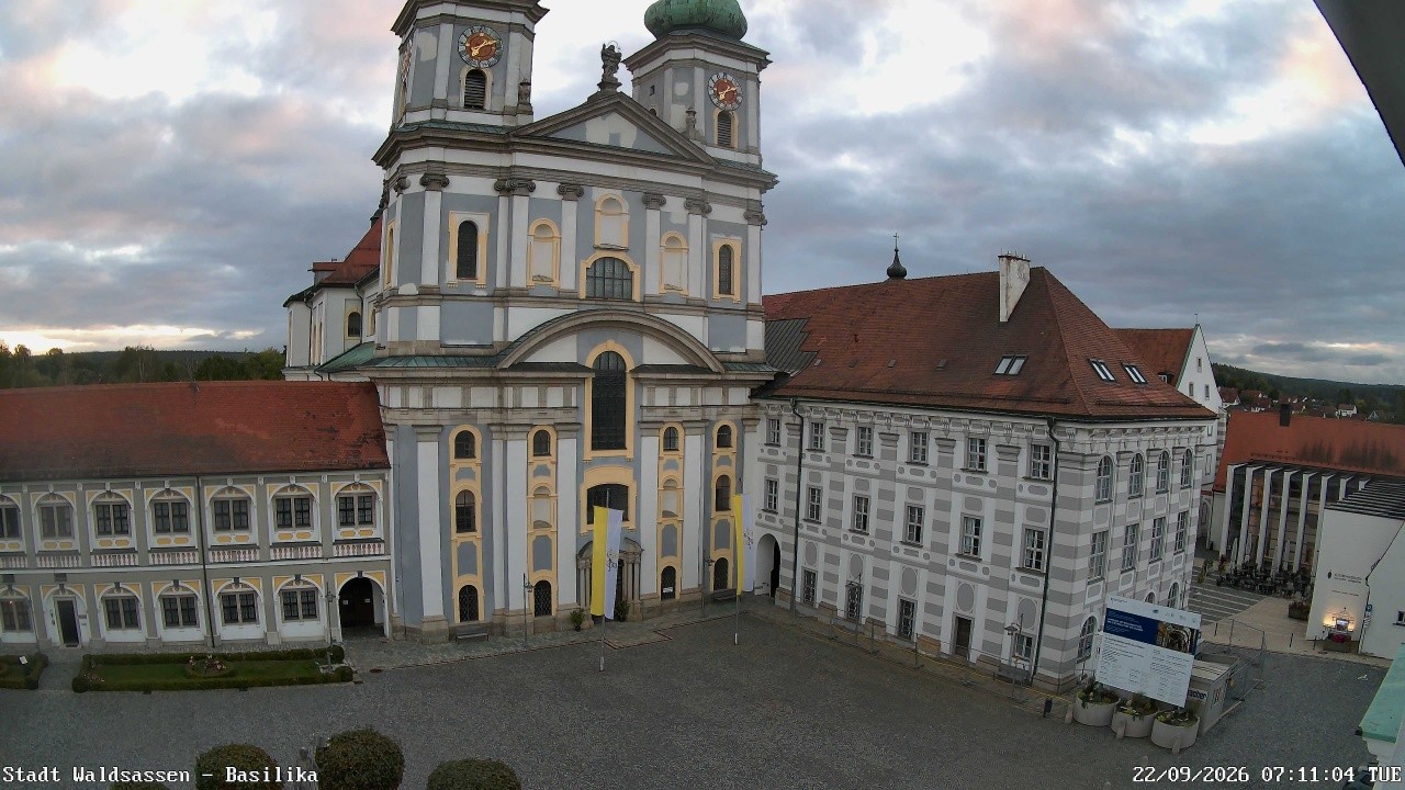 Archiv Foto Webcam Waldsassen: Basilika