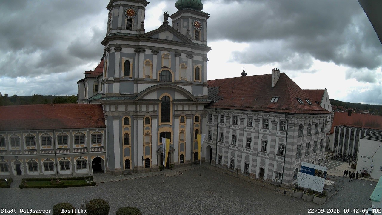 Archiv Foto Webcam Waldsassen: Basilika
