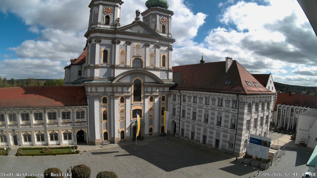 Archiv Foto Webcam Waldsassen: Basilika