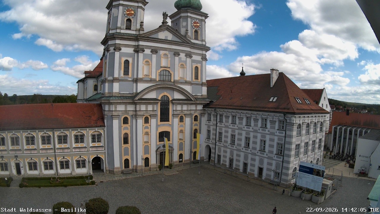 Archiv Foto Webcam Waldsassen: Basilika