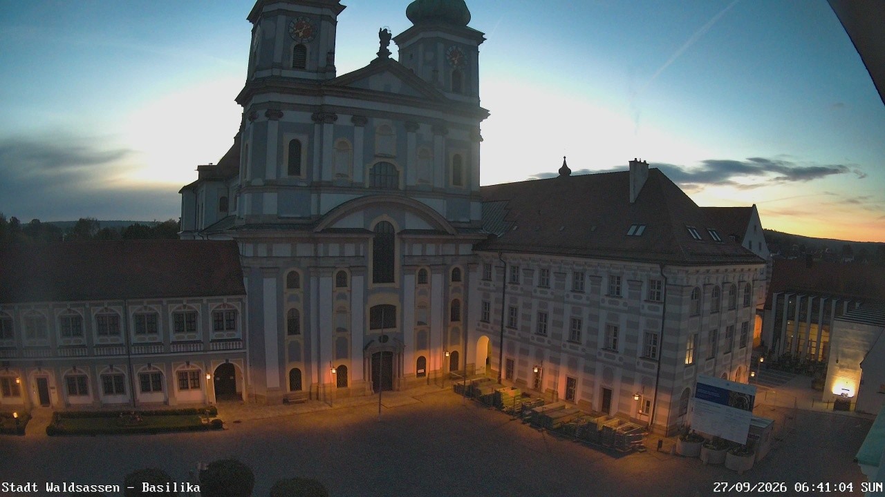 Archiv Foto Webcam Waldsassen: Basilika