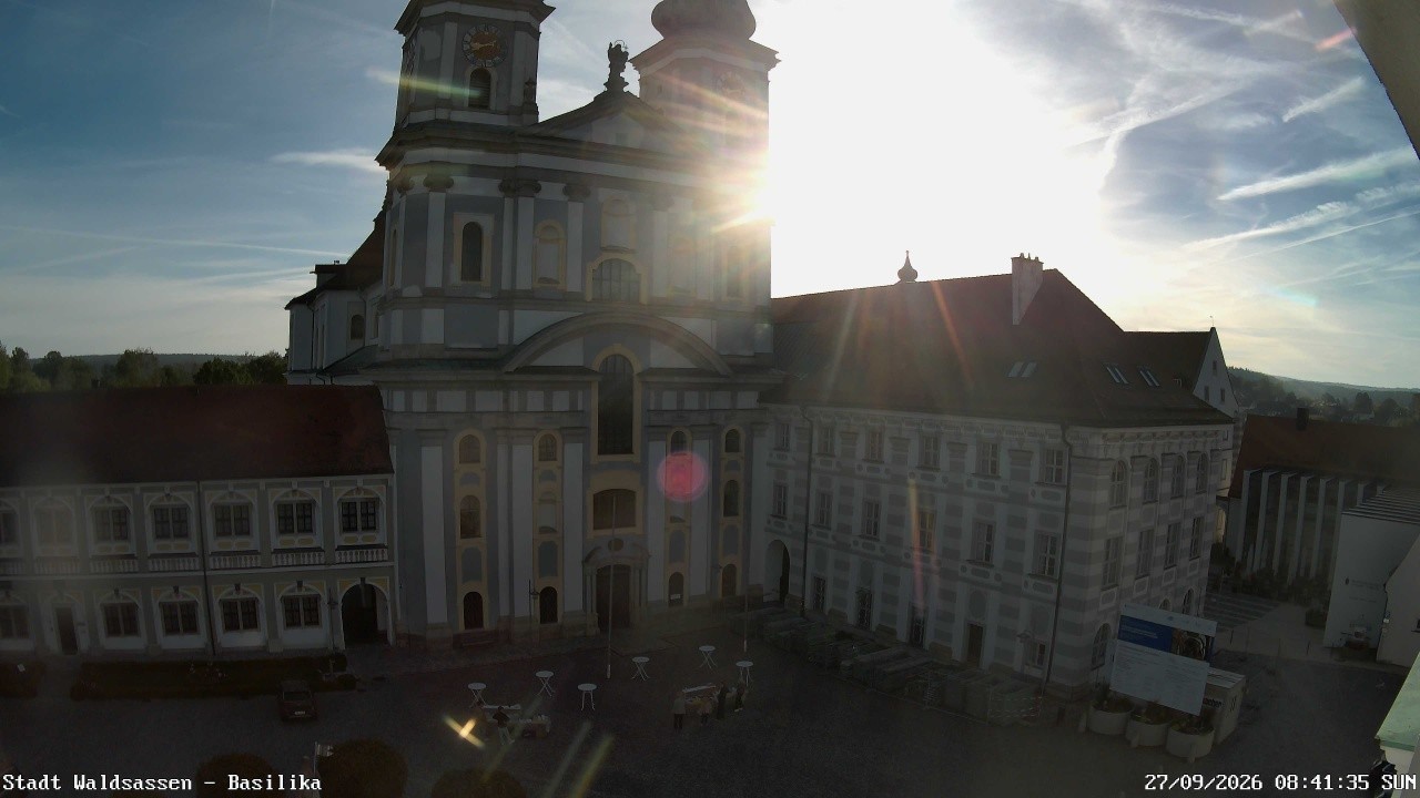 Archiv Foto Webcam Waldsassen: Basilika
