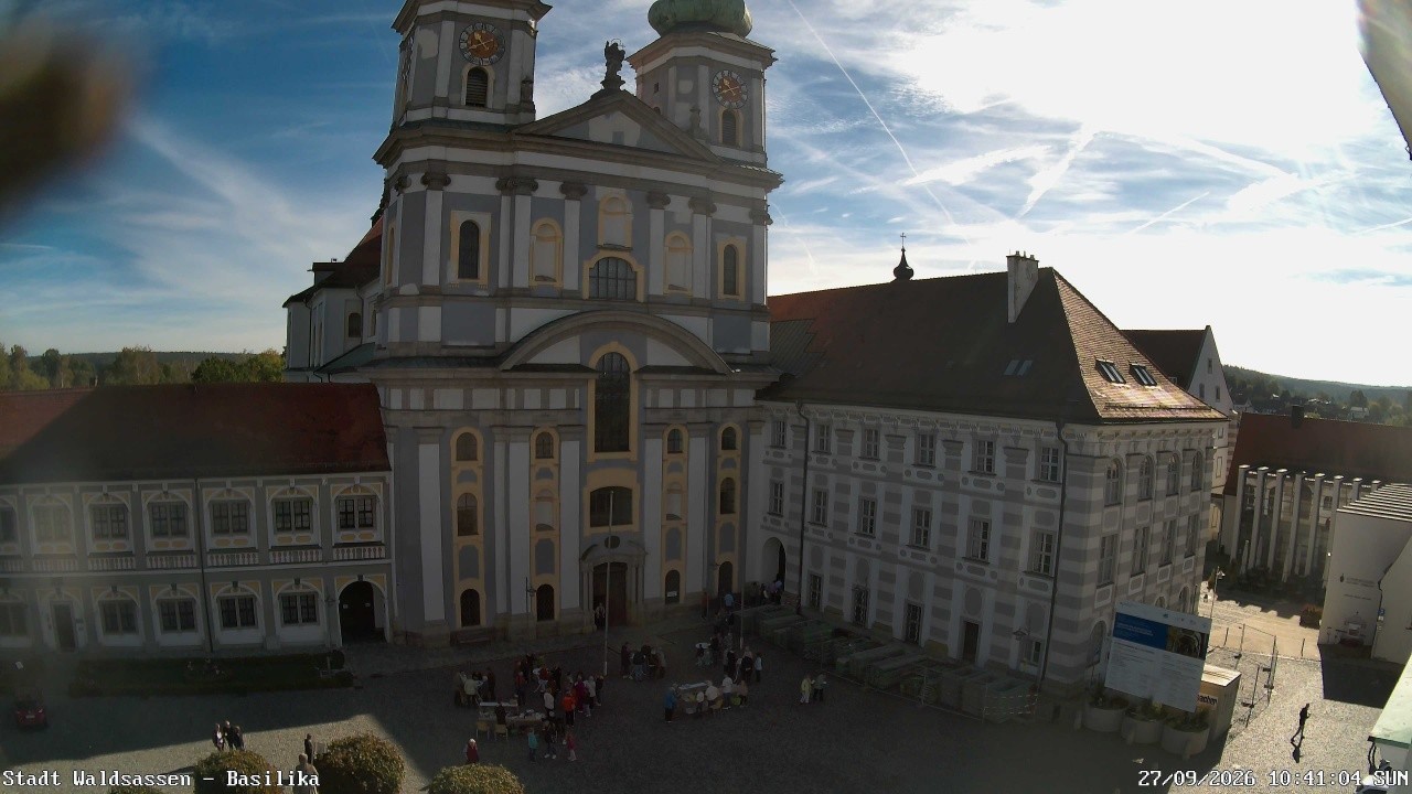 Archiv Foto Webcam Waldsassen: Basilika