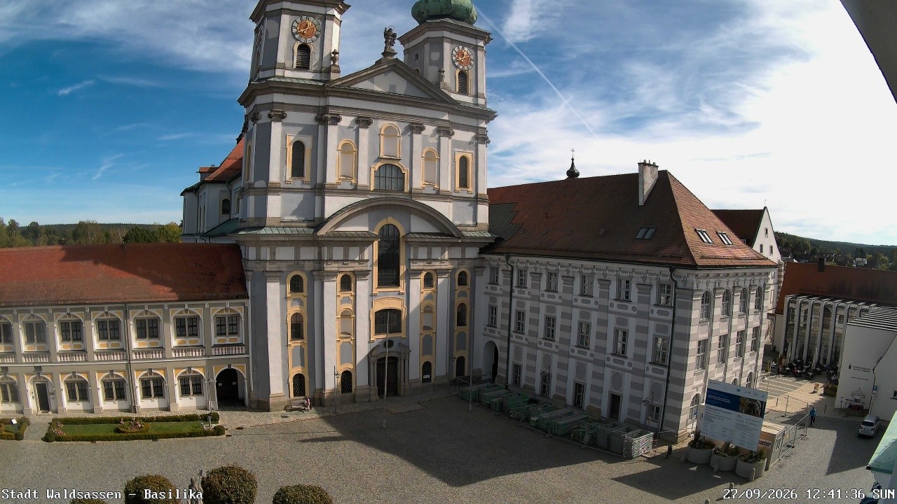Archiv Foto Webcam Waldsassen: Basilika