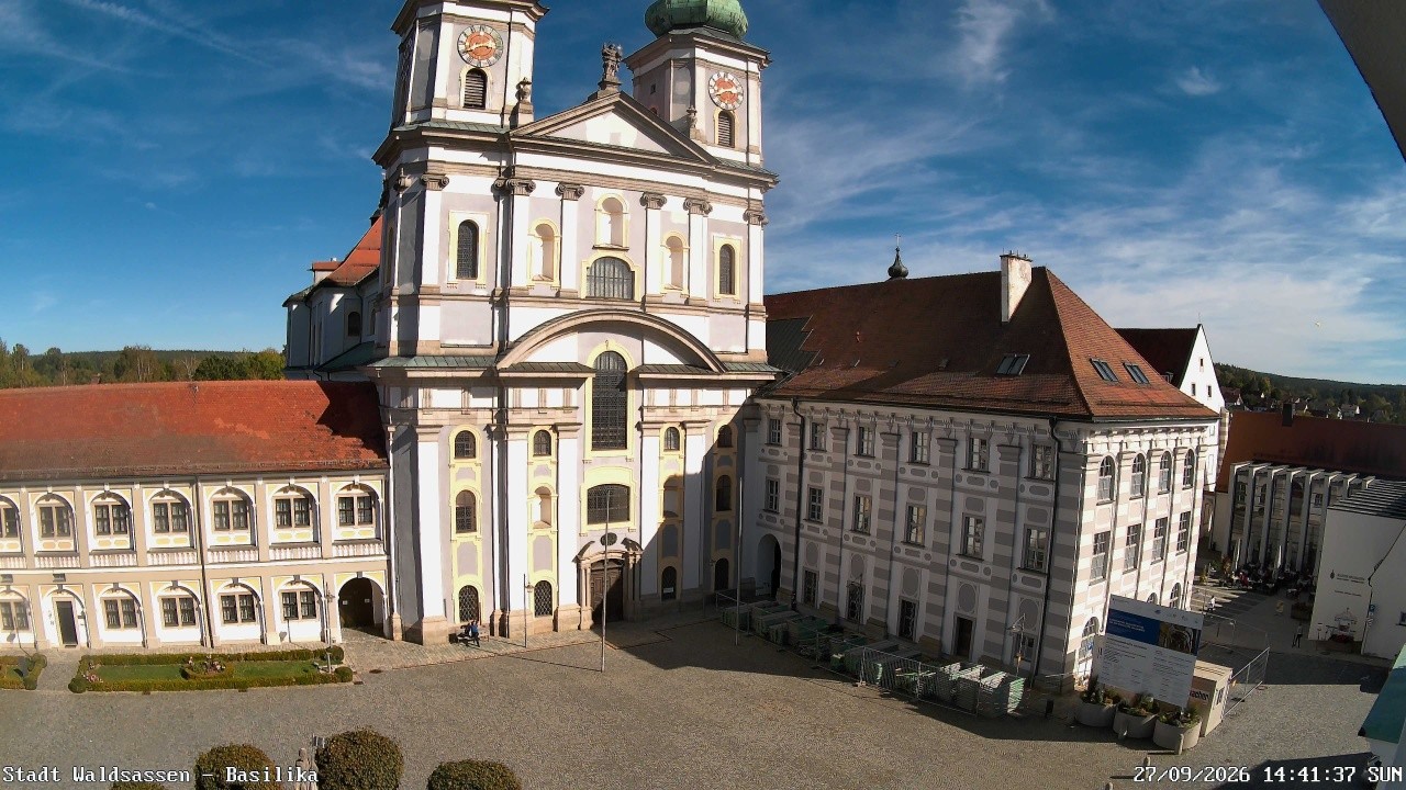 Archiv Foto Webcam Waldsassen: Basilika