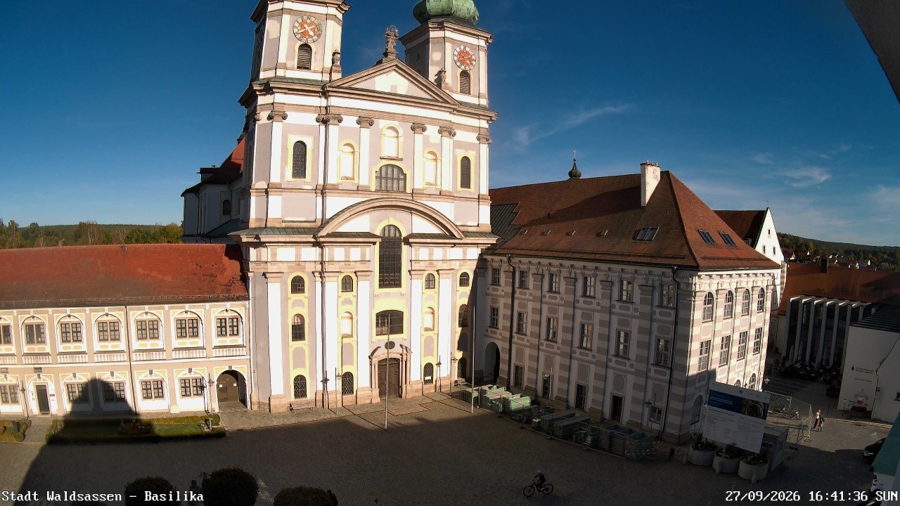 Archiv Foto Webcam Waldsassen: Basilika