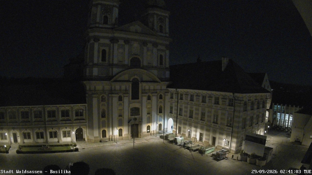 Archiv Foto Webcam Waldsassen: Basilika