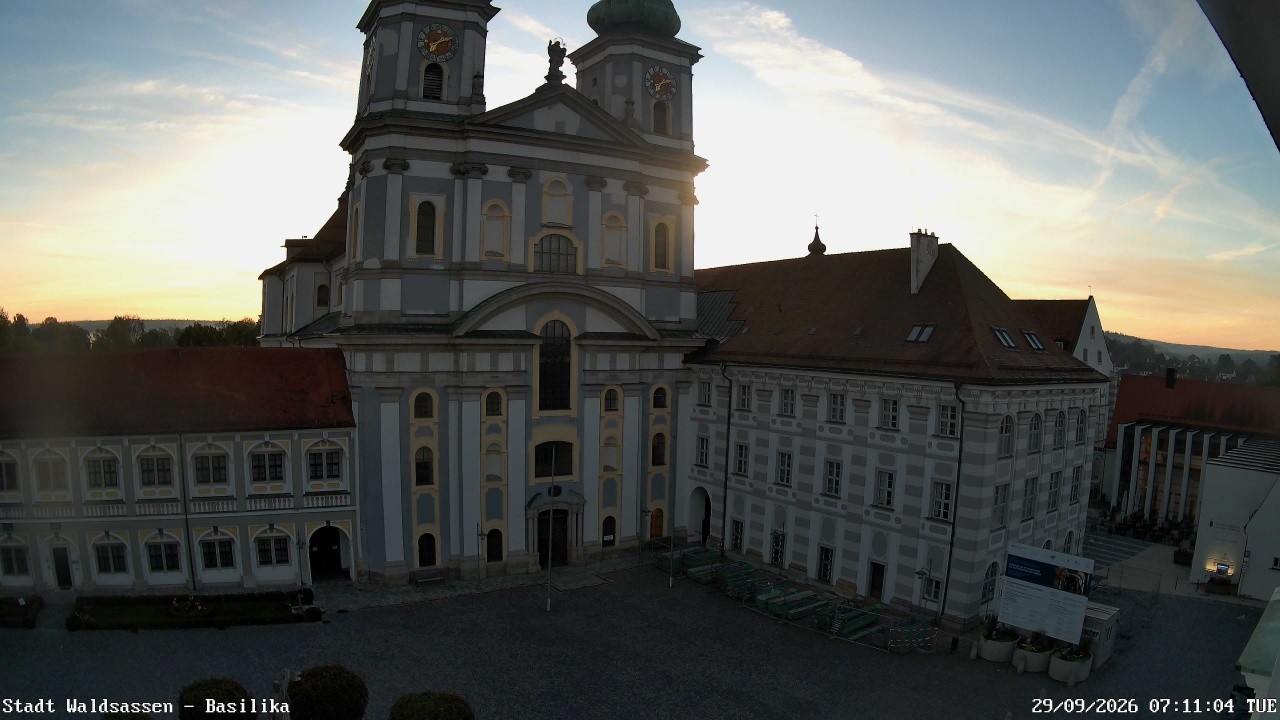 Archiv Foto Webcam Waldsassen: Basilika