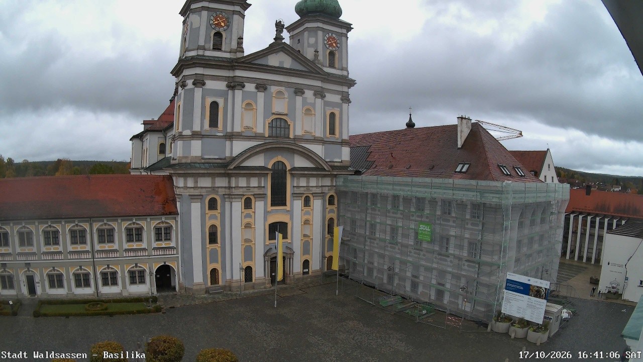 Archiv Foto Webcam Waldsassen: Basilika