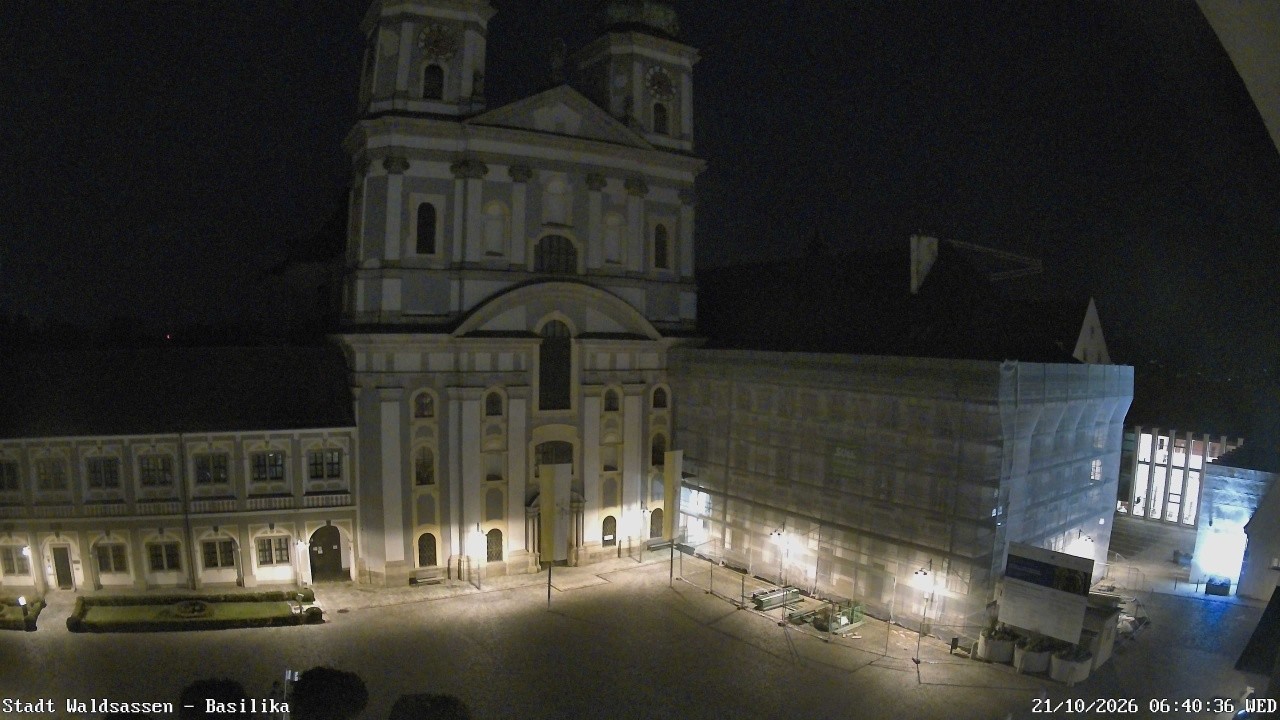 Archiv Foto Webcam Waldsassen: Basilika
