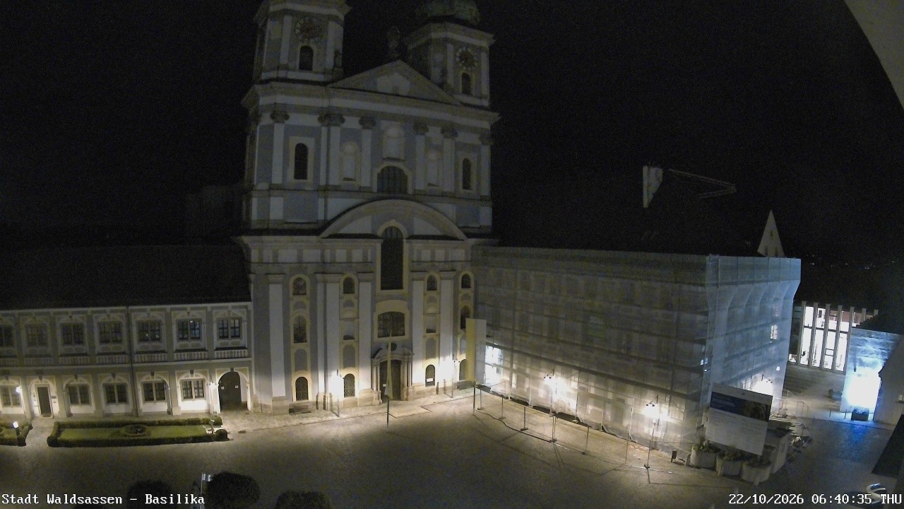 Archiv Foto Webcam Waldsassen: Basilika