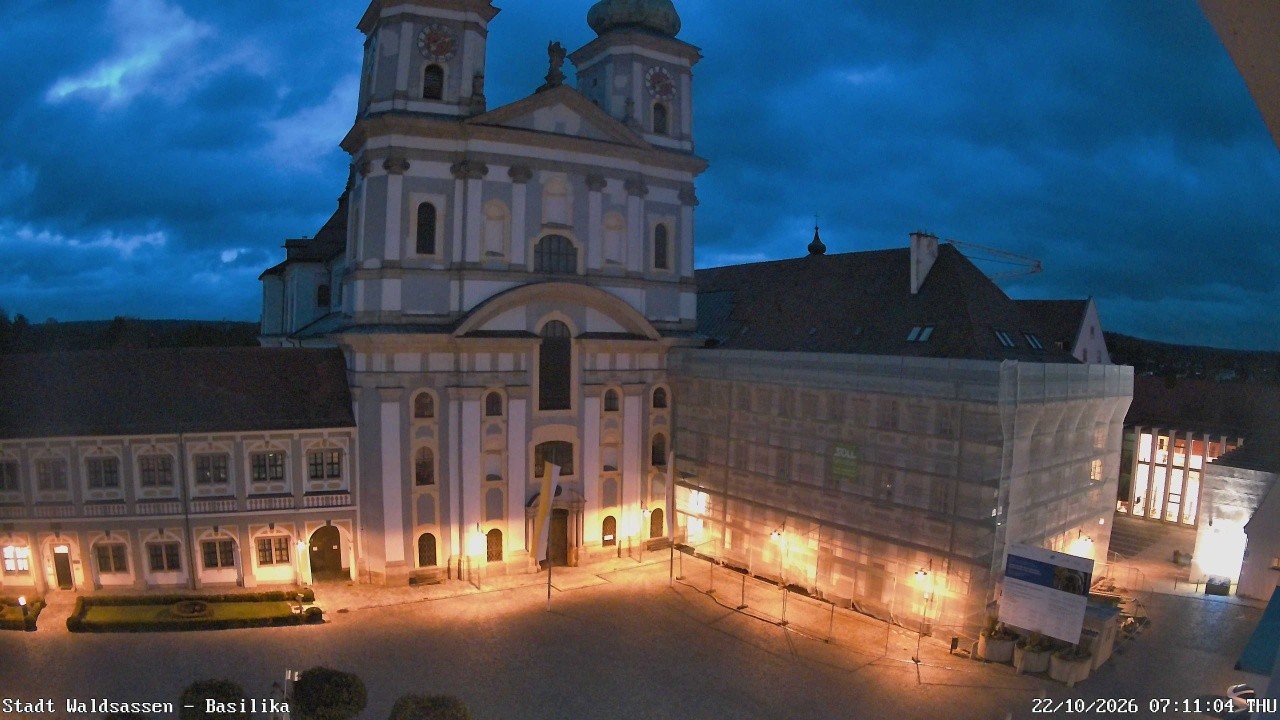 Archiv Foto Webcam Waldsassen: Basilika