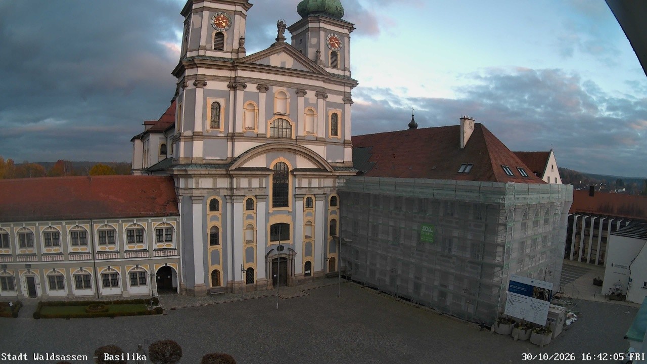 Archiv Foto Webcam Waldsassen: Basilika