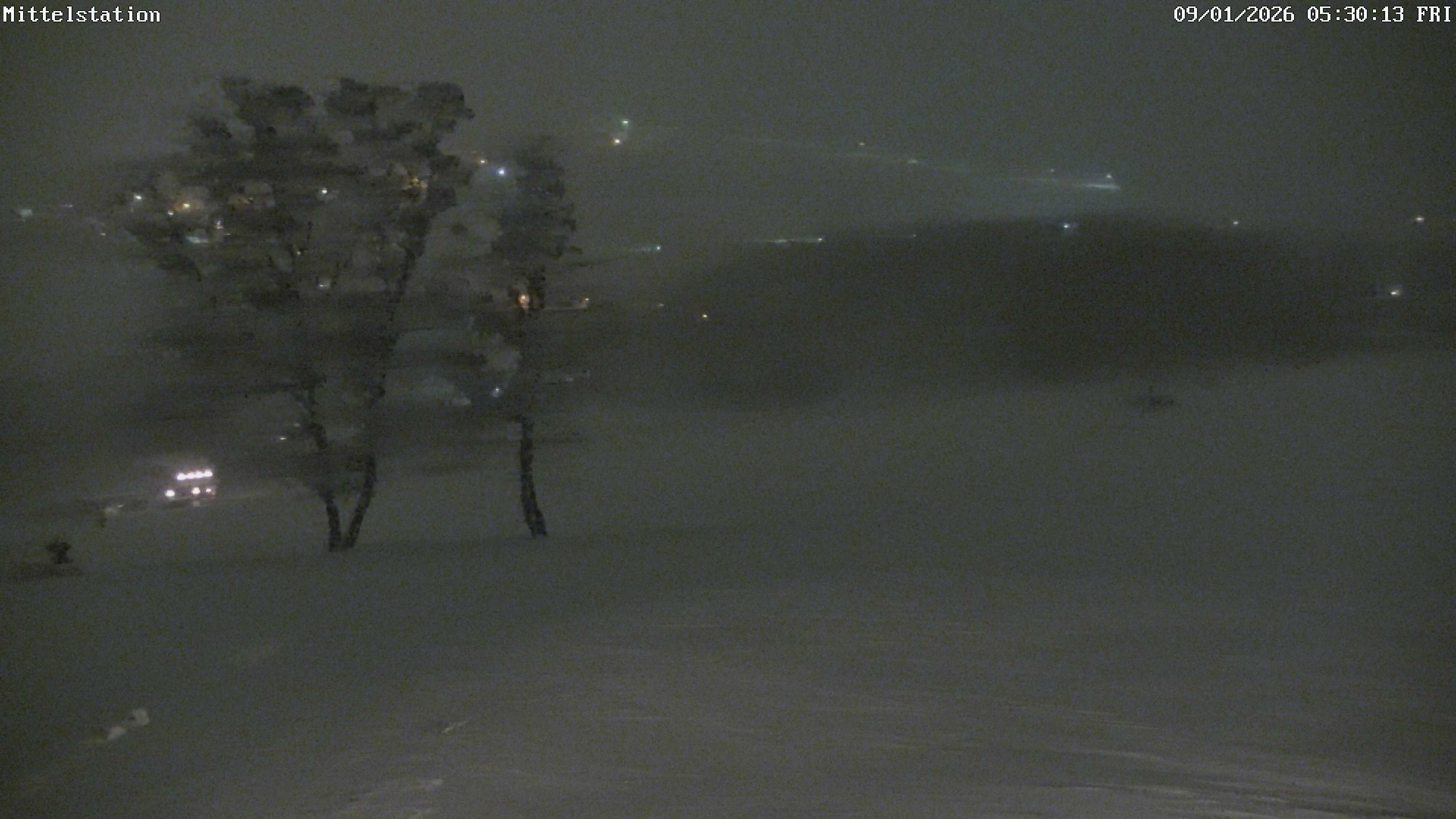 Archiv Foto Webcam Lössnitz: Skilift Mittelstation