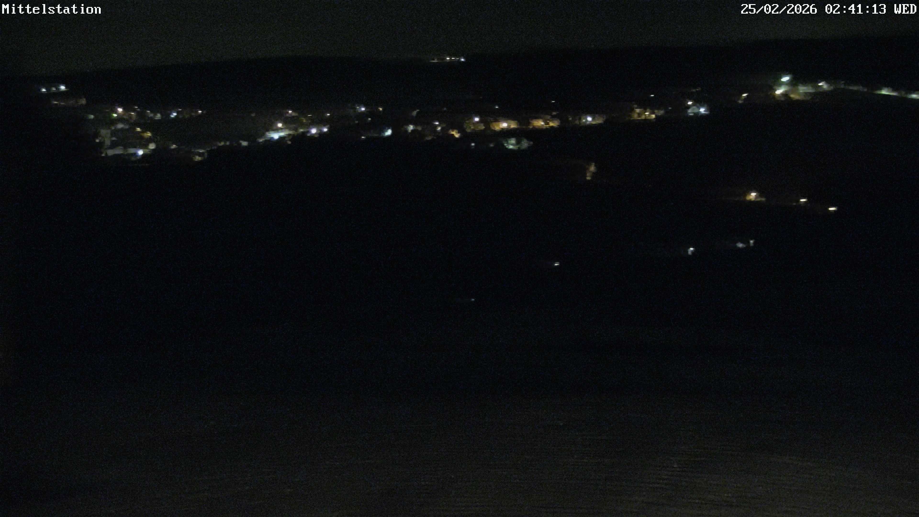 Archiv Foto Webcam Lössnitz: Skilift Mittelstation