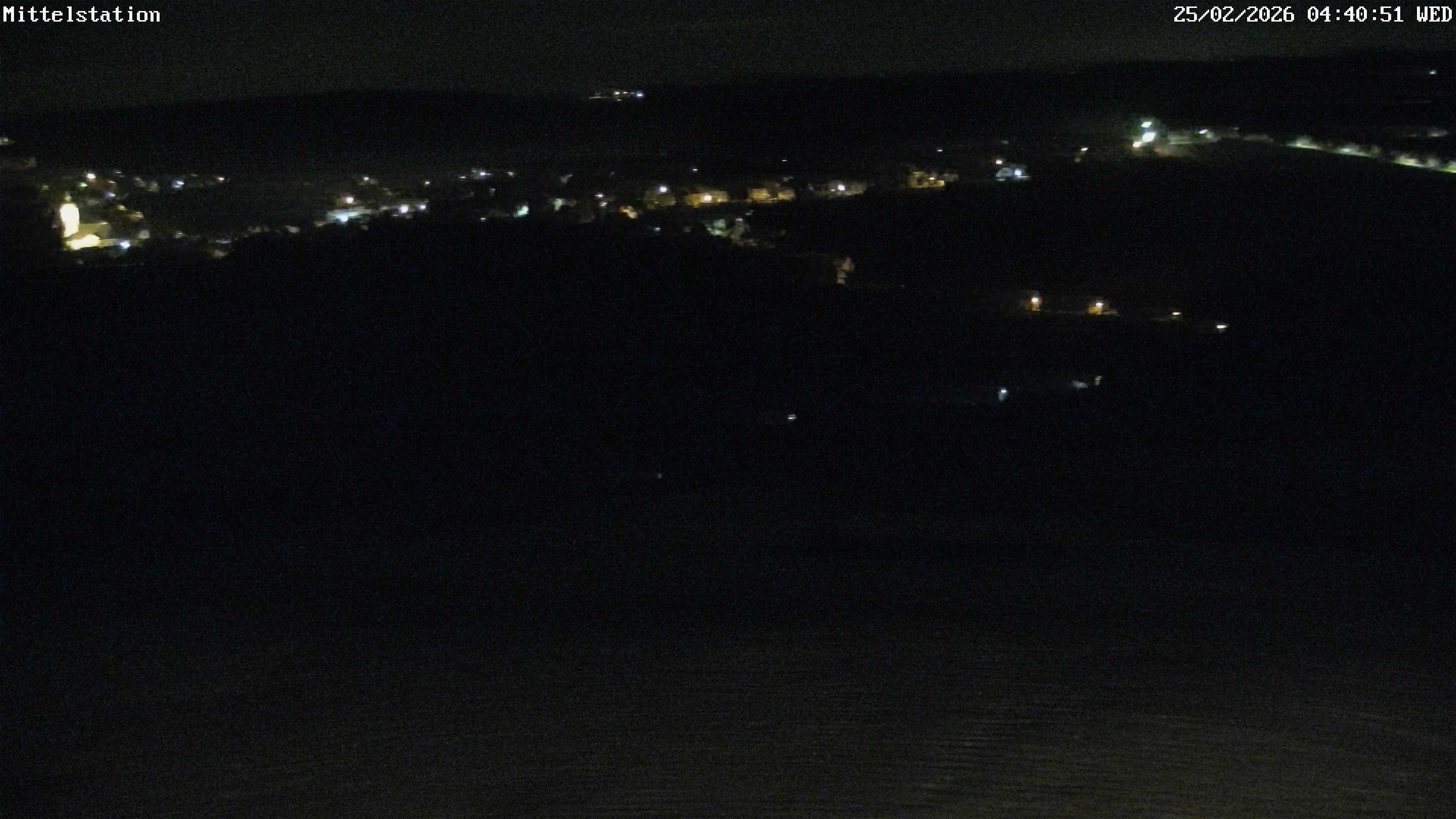 Archiv Foto Webcam Lössnitz: Skilift Mittelstation