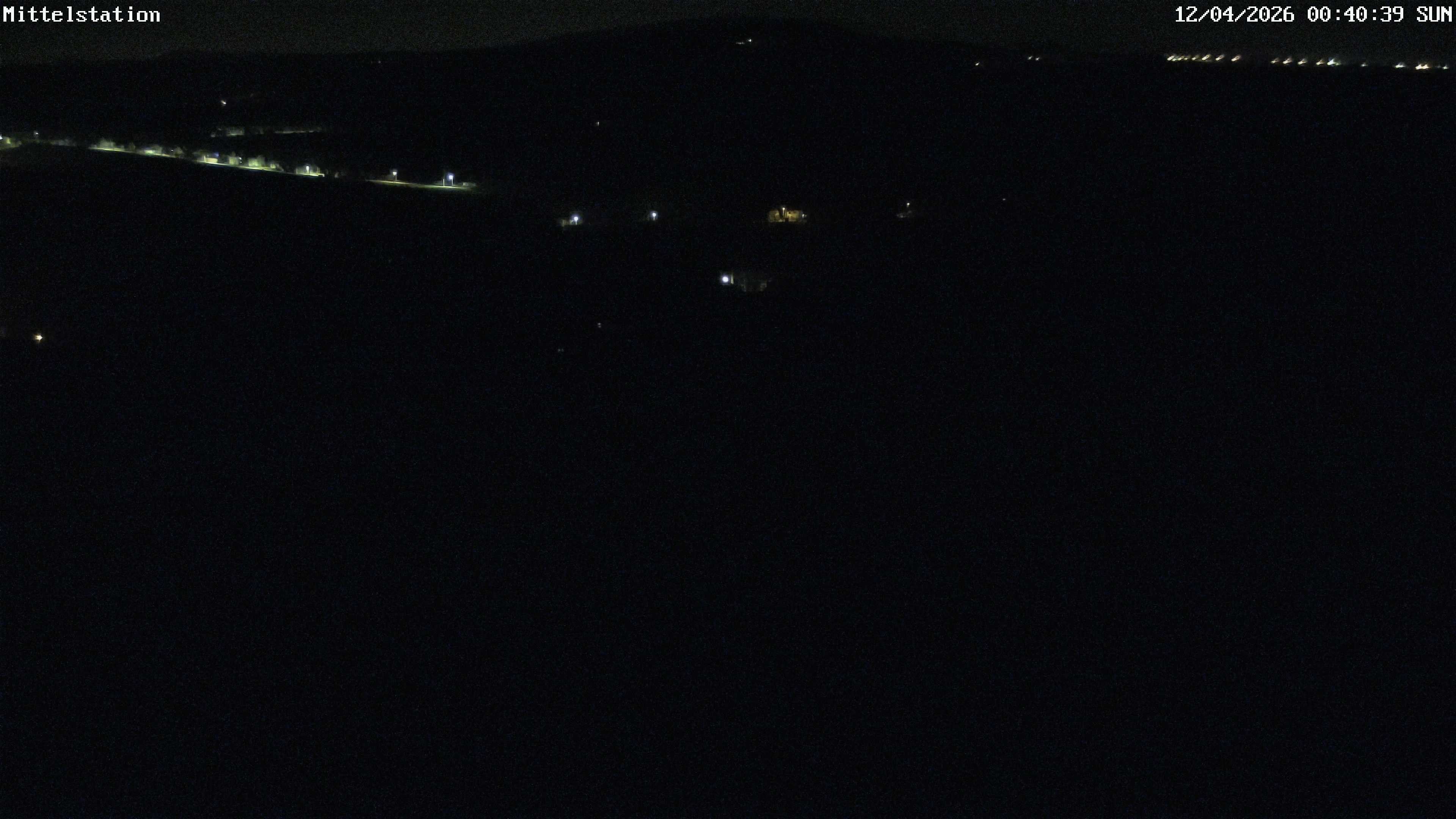 Archiv Foto Webcam Lössnitz: Skilift Mittelstation