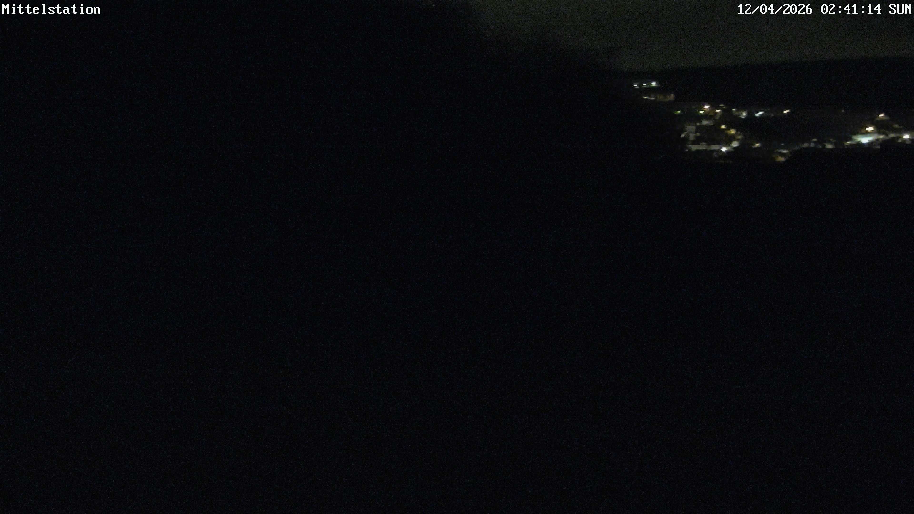 Archiv Foto Webcam Lössnitz: Skilift Mittelstation