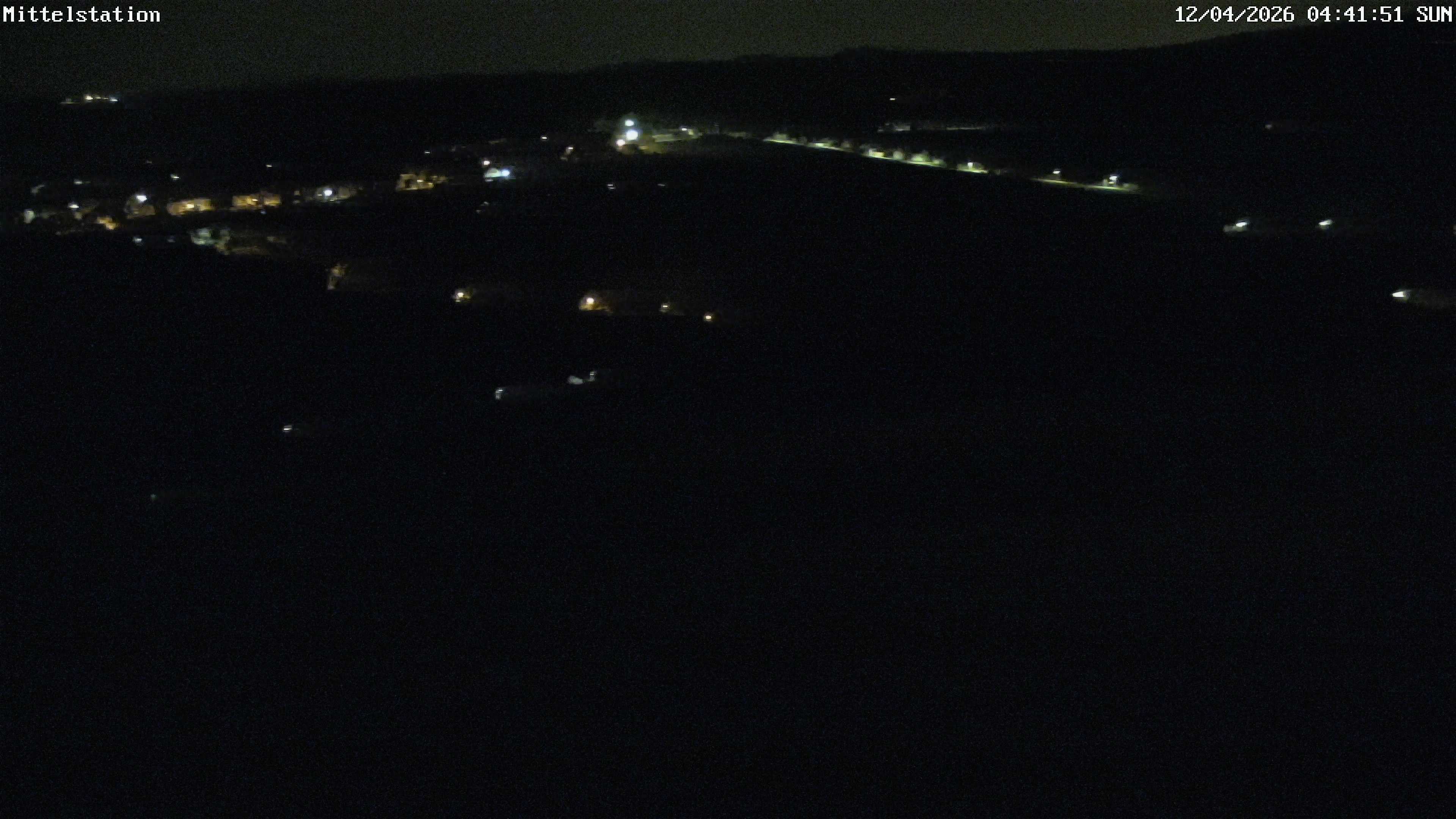 Archiv Foto Webcam Lössnitz: Skilift Mittelstation