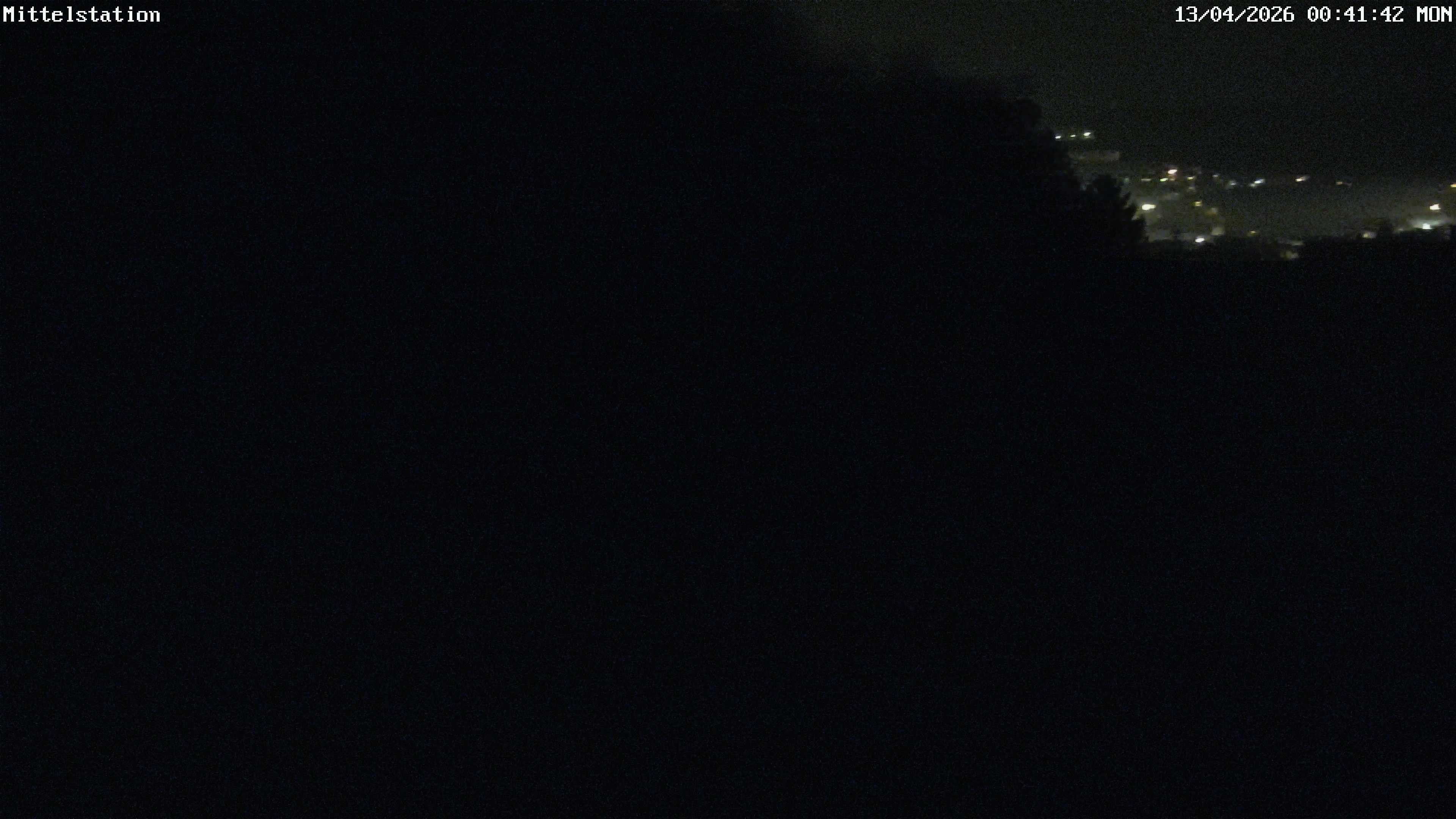 Archiv Foto Webcam Lössnitz: Skilift Mittelstation