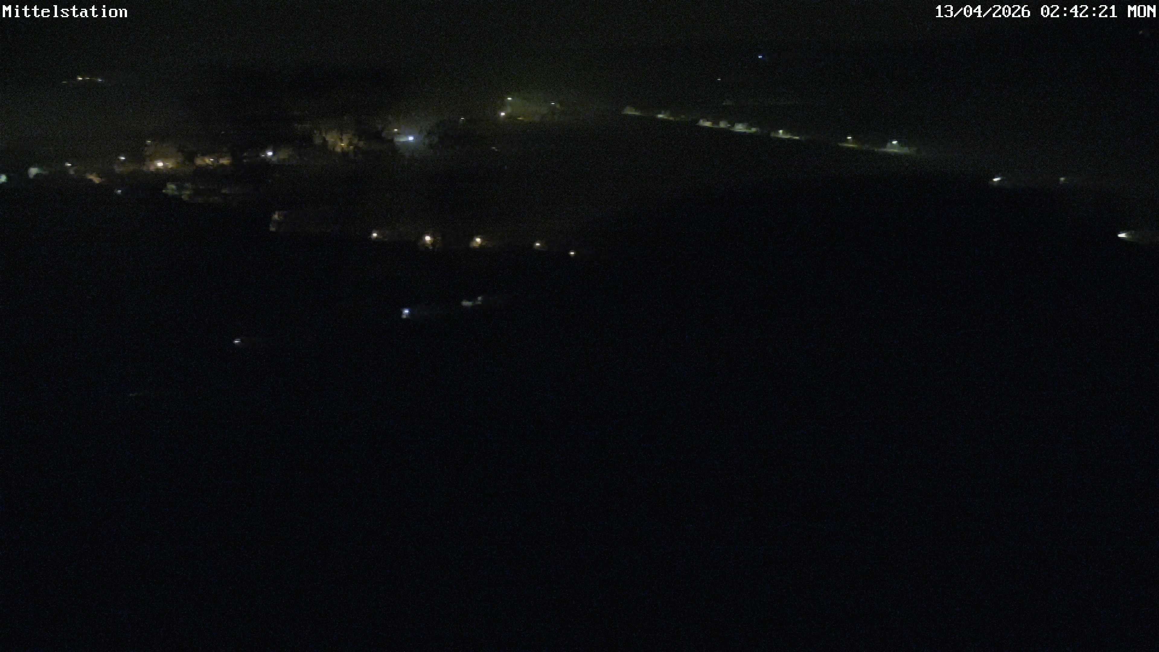 Archiv Foto Webcam Lössnitz: Skilift Mittelstation